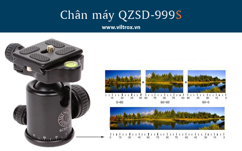 Chân máy Beike BK 999S Tripod QZSD 999S